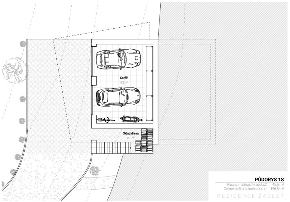 Prodej stavebního pozemku pod zámkem, 550 m2 – Žacléř